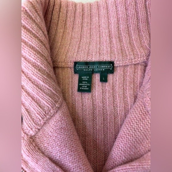 Lauren Jean Company Vtg Lambwool Heavyweight Knitted Sweater Women’s Size Large - Picture 5 of 13